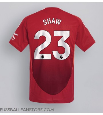 Manchester United Luke Shaw #23 Replik Heimtrikot 2024-25 Kurzarm